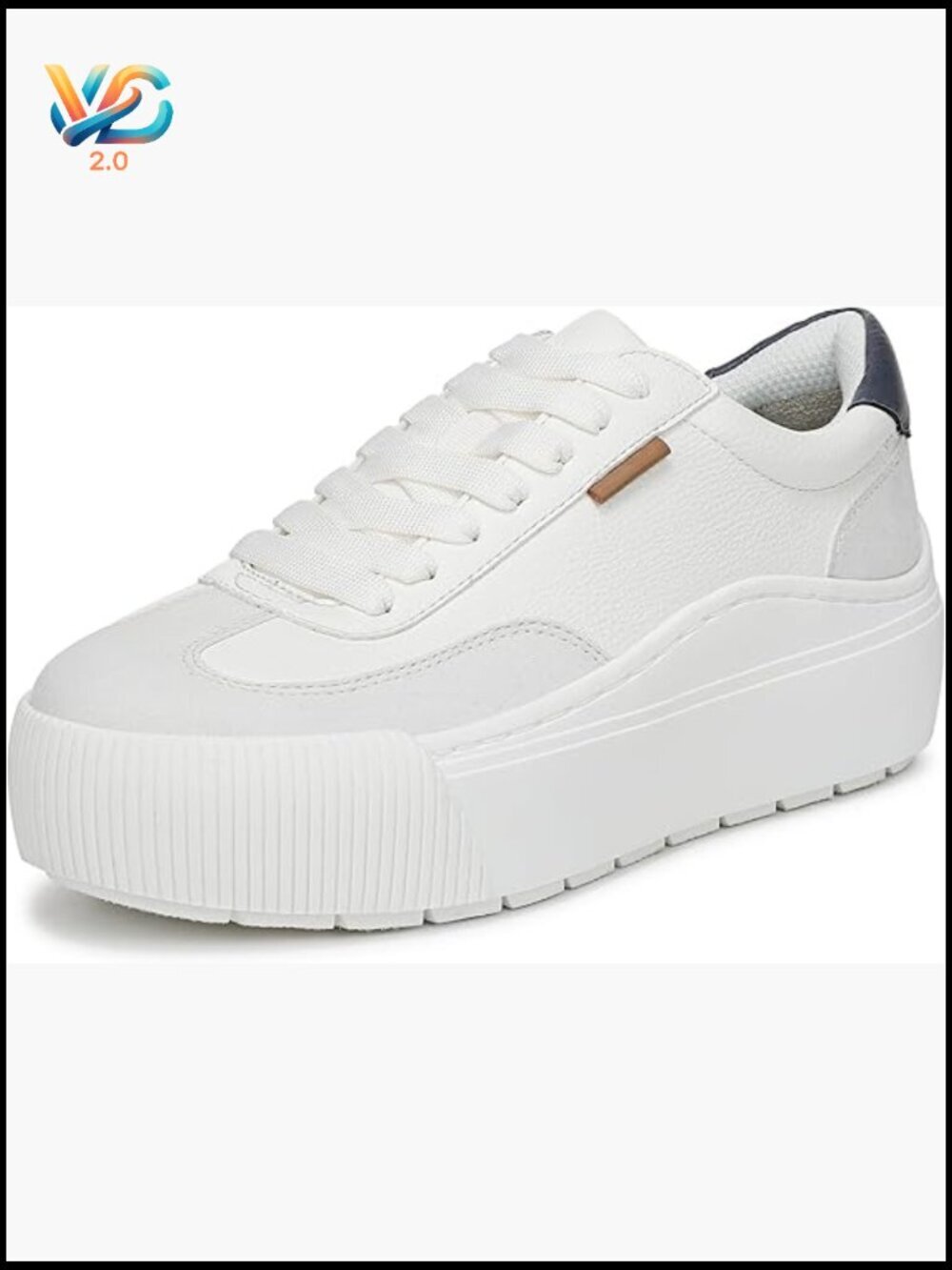Lace-Up Platform Sneakers Sporty Comfortable Chunky Sole Casual Shoes